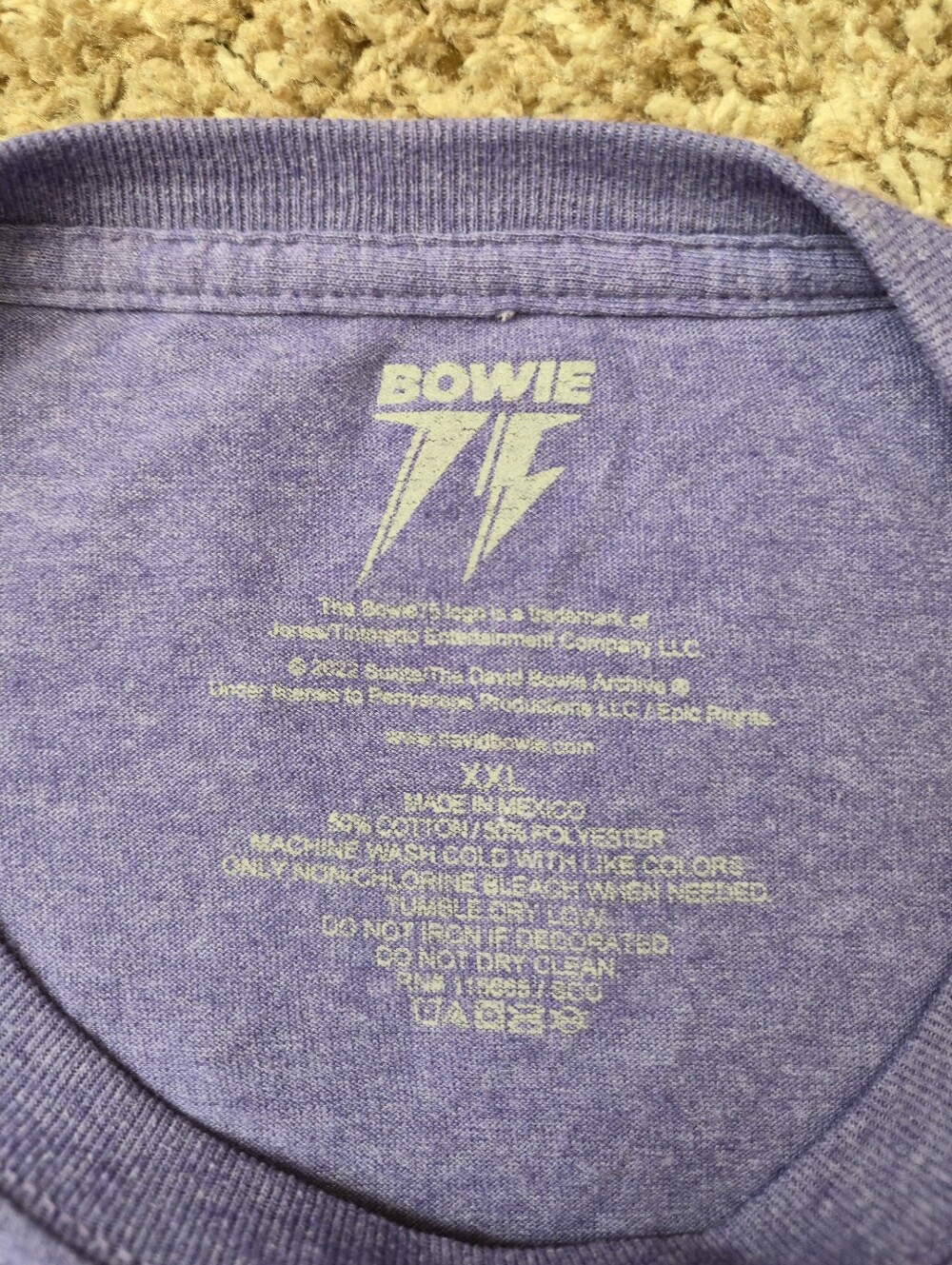 Vintage David Bowie Shirt XXL - Picture 6 of 9
